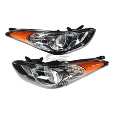 New pair Halogen Headlights Assembly for 2011-13 Hyundai Elantra US picture
