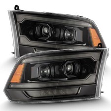 AlphaRex For 09-18 RAM 1500 PRO-Series Proj Headlights Alpha-Black W/sequential picture