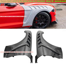 Fits Ford Mustang 18-23 Forged/Carbon Fiber/Half Carbon Front Side Vented Fender picture