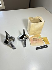 (2) Vintage 1960’s 70’s NOS  “Roberk” Chrome Door Mirrors , Universal Fit, Car picture