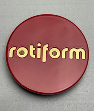 *USED Rotiform Red/Gold Logo Snap In Wheel Center Cap 1003-40 M-1001 picture
