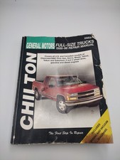Chilton General Motors Full Size Trucks 1988-1998 repair manual Fast Shipping  picture