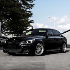 2x FULL LED Headlight DRL Turn For BMW E60 E61 2005-2010 Start-up Animation Lamp picture