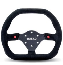 Sparco 015P310F2SN Suede Black 12.2-Inch Steering Wheel for Automotive Use picture