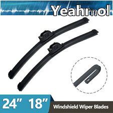 Yeahmol Wiper Blades Direct Connect Size 24 & 18 - Front Left and Right Set New picture