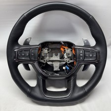 OEM 2025 2026 RAM 1500 RHO Heated Black Steering Wheel Paddle Shifters TRX picture