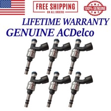 6x NEW OEM ACDelco Fuel Injectors 12-21 Buick Cadillac Chevy Impala GMC 3.6 V6 picture