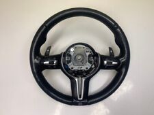 16 17 18 BMW F16 X6M Steering Wheel M Sport Black Leather Heated SHIFTER OEM picture