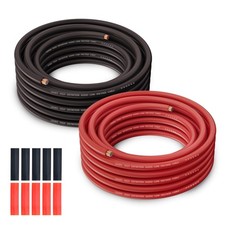 10 Gauge Automotive Wire 35FT Red Black 10AWG CCA Power Ground picture