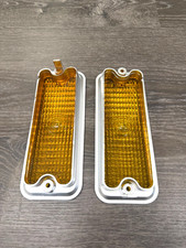 A PAIR 1973-1980 Chevrolet GMC Truck Park Lamp Lens C10 Body Side Molding LH RH picture