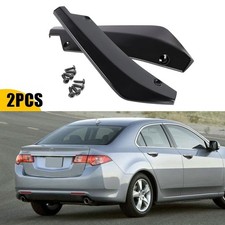 Rear Bumper Lip Splitter Diffuser Body Kit Black For Acura TSX 2009-2014 picture