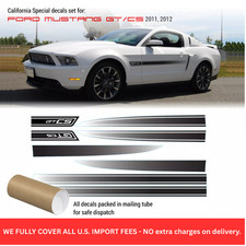 California Special GT/CS Rocker Fade Stripes Vinyl Decal 2011 2012 picture