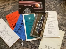 Mercedes Benz 300D, W123 glove box brochures picture