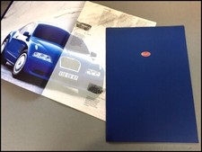 1999 2000 Bugatti EB118 20-page BIG Vintage Car Sales Brochure Catalog picture