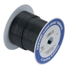 Ancor Marine Primary Wire 10 AWG BLACK Tinned Copper Boat Electrical Cable 100FT picture