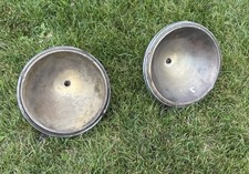 Antique 1925 - 30s C.M. Hall Lamp Co. Beam Chrome Headlamps Chrysler Packard picture
