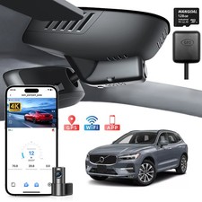 Mangoal Front 4K+Rear 1080P HRD Dashcam OEM Look Custom for Volvo XC60 2022-2026 picture