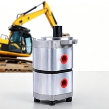 Hydraulic Dual Gear Pump for Excavating Loader Forklift HGP-33A-F8/8R 17.48mm picture