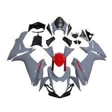 Cement Gray Red Fairings For Suzuki 2011-2023 GSXR600 GSXR750 Injection Bodywork picture