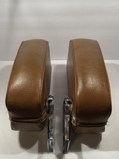 FRONT SEAT CENTER ARMREST SET Mercedes W108 W109 W111 Tan Brown MB Tex NICE picture