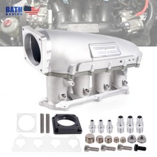 Ultra Race Intake Manifold for Honda K20 K24 K-Series K-Swap Silver picture