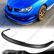 For 06-07 Subaru Impreza WRX STi S204 Black Front Bumper Lip Bodykit Spoiler picture