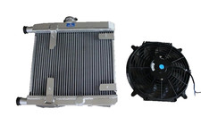 FIT Lancia Fulvia 1.3 V4 67-76 Aluminum Radiator & 12