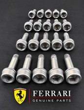 Genuine Ferrari Factory Original Titanium Wheel Bolts – Full Set of 20 picture