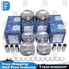 6PCS Pistons & Rings Set STD For Audi S5 A6 A7 Q7 A8 3.0 TFSI CTD CRE EA837 picture