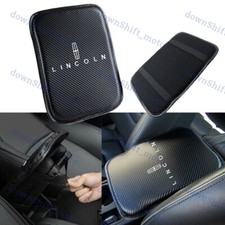 New For LINCOLN Embroidery Carbon Fiber Car Center Armrest Cushion Mat Pad Cover picture