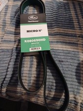Genuine Gates FleetRunner Heavy-Duty Micro-V Serpentine Drive Belt K080690HD picture