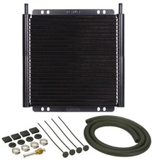 Derale 13504 24 Row Series 8000 Plate & Fin Transmission Cooler Kit, 11/32