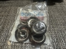 Nos 1990s Mopar Deck Trunk Lock Cylinder Cap Black 4378799 10 Pieces picture