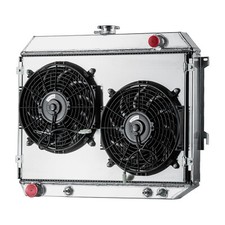 3Row Radiator Shroud Fan For 1968-1973 Dodge Charger Plymouth Road Runner 26
