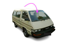Fits: 1984-1989 Toyota Van Wagon Van Front Windshield Glass picture