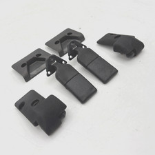 1985-1991 Porsche 944 951 Sunroof Latch Striker Plate Hinge Mount Set OEM Black picture