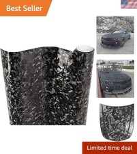 Forged Composite Carbon Fiber Vinyl Wrap Roll 10ft x 5ft -  Black Finish picture