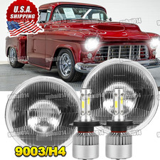 Pair For 1956-1959 Chevrolet Truck 1954-1957 3100 7Inch LED ROUND Headlights A++ picture