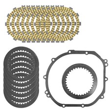 Clutch Friction Steel Plates Kit for Kawasaki Ninja ZX-6R ZX600 ZX636 2000-2004 picture