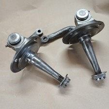 1937-1941 Ford Front Spindles Round Back Juice Brakes Hotrod AV8 Steering W/ Pin picture