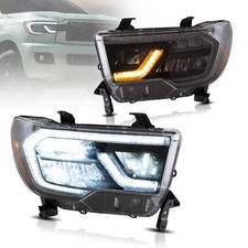 Pair LED Headlights For 2007-2013 Toyota Tundra & 2008-2020 Sequoia W/Sequential picture