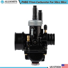 Racing PHBG Carburetor 17mm for Dellorto Style DS Manual Choke Scooter ATV 2T picture