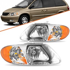 Bryght For 2001-2007 Dodge Grand Caravan Chrysler Town&Country Headlights Pair picture