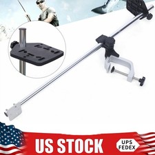 360° Adjustable Universal Portable Transducer Bracket with Fishfinder Mount NEW picture