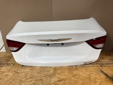 White Deck Lid 2015-2017 Chrysler 200 Sdn With rear view camera OEM 68145914AA picture