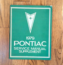 1979 Pontiac Service Manual Supplement Original OEM Repair Shop Book picture