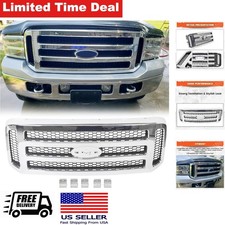 Grille Assembly Compatible with 2005-2007 Ford F250 F350 F450 Super Duty picture