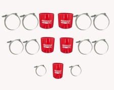 1986-1987 Grand National MAF Pipe Turbo Intercooler Hoses T-Bolt Clamp Set RED picture
