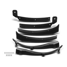 A-Premium Set of 6 Splash Guards Mud Flaps Molded Front & Rear for Chevy Camaro picture