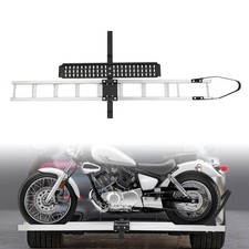 400lbs Hitch-mount Motorcycle Carrier Bike Hitch Mount Trailer Hitch Hauler Rack picture